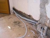 Ввод питающего кабеля в дом